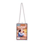 Itsy Bitsy Multipurpose Double Sided Glass and Metal Frame with Hanging Chain