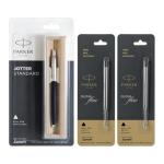 Parker Jotter Standard Ball Pen Black & Quink Flow Black