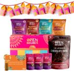 Open Secret Christmas New Year Gift Hamper Cookies Biscuits, Dry Fruits , Chocolate, Brownies