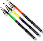 SPRED 3 pc fishing rod 210 cm / 7 ft in sixe 3 in one Red, Green, Yellow Fishing Rod (210 cm, 0.21 kg, Red, Green, Yellow)