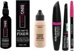 BINGEABLE...ENJOY THE DIFFERENCE Fixer Spray Foundation And Eyeliner Mascara Eyebrow Pencil (Set Of 5)