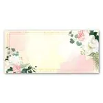 Saifee Digital Prints Gift Envelope Size: 7.25 x 3.25 Inch Pack of 10 Envelope ME-00969A