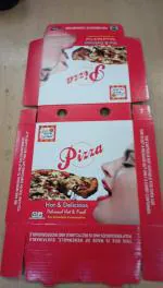 PIZZA BOX 7 X 7 X 1.5, 150 PCS/PKT, 11.64 kg/ Carton