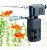 Vayinato Black Aquarium Fish Tank 3 In 1 Internal Filter Bl Series Will The Water And Provide Oxygen To Circulating