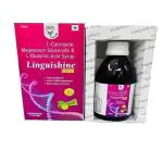 Linguishine Syrup for Brain & Memory Health | Sweet Lime Flavour Syrup with L-Carnosine, Magnesium, and L-Glutamic Acid - No Added Sugar | Suitable for All Ages | 150 Ml Bottle (pack of 4)