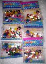 RSP Quality Bit Plastic Cheap Water Beads , 2 x 1 inch Multi-colour Polymer Gel Magic Crystal balls Water Jelly Balls