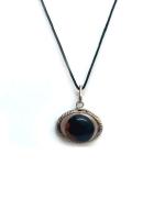 Astroghar Shiva Third Eye Agate Multicolor Pendant
