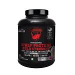 Red Horn Whey Protein Powder with Digestive Enzymes |24g protein, 5.5g BCAA, 57 servings (Kesar Kaju Pista, 2kg) |Higher Protein Absorption |Whey Protein Concentrate & Isolate blend for Muscle Support and Recovery