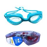MAPACHE Swimstar swimming Goggle for kids and adults, Ultimate Comfort Swim Goggle: Leakproof, Anti-Fog, UV Protection, Adjustable Strap - Perfect for Adults and Kids Color (Sky Blue)