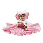 Shri Krishnamayi Western Style | Handmade | Krishna Dresses | Kanha ji Dress | Kanha Poshak | Bal Gopal Dress | Thakurji Dress| Kanha Vastra Size 3| 7 Inches, Pink & White Color