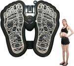 ODD M EVEN EMS Foot Massager Mat with Remote Control | Foldable Mat for Improved Circulation or Muscle Relaxation and Pain Relief | 8 Modes and 19 Intensity Levels