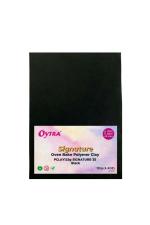 Oytra Black Plastic Signature Oven Bake Polymer Clay for Jewellery Earrings Making 125g