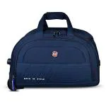 Travel Club Blue Nylon Polyester Duffle Trolley Bag - 30 kg
