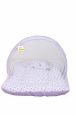 Kwitchy New Born Baby Bedding Set Mattress with Mosquito Net & Neck Pillow for 0-6 Months Baby Boy's & Baby Girl's