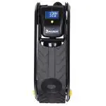 MICHELIN Black Alloy Steel Digital Single Barrel Foot Pump with Feet
