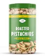 GreenFinity 100% Iranian Pistachios Roasted & Salted, 500g [Jar Pack].