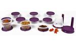 Cutting Edge Purple Plastic Kitchen Duniya Nesterware Food Storage Containers, 1000 Ml (Set Of 3)