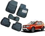 WolkomHome Car Mats Luxury Floor 3D Mat Carpets Black for Renault Duster T2
