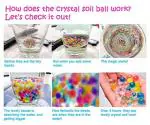 Kuhu Creations Multicolor Pearl Shape Water Absorbing Crystal Mud Soil Aqua Balls (Pack of 10 Small Bags)