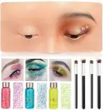 DAIMANPU Eye Makeup Glitter Specialist Makeup Learning Kit for Makeup Artist and Beginners (3 Items in the set)