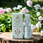 YOGEE Leave-on Hair Elixir - 100% Natural Organic Hair Serum | Dandelion Oil, Rosemary, Turmeric, Probiotics | 30ml