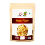 90's MILL Falahari FARALI Aloo Wafers Aloo Alu Chips Potato Chips Fast Vrat Upwaas Navratri Namkeen Snack Tasty Yummy Snack Healthy Snack with goodness of Himalayan Pink Rock Salt-300g*1Pack