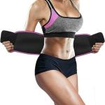 flatmop Sweet Sweat Waist Trimmer for Women and Men - Sweat Band Waist Trainer for High-Intensity Training AW