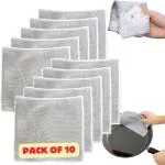 ToYooZe Non Scratch Dish Wash Cloth - 10 Pack Multi Functional Mesh Wire Scrubber Dishwashing Cleaning for Kitchen, Wet and Dry, Metal Safe Scrub