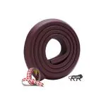 Kids Station Made in India Baby Proofing Edge Protector for Kids Safety, Rubber Edge for Sharp Furniture Edges and Corners, A Baby Safety Product (30g/mt Dense, 2mts, L- Shape, Brown)