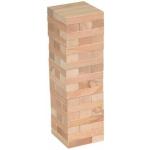 WORLD WIDE WISHES Multicolor Coloured Blocks Wooden Numbered Building Bricks Stacking Classic Traditional Toppling Tumbling Tower Game