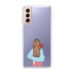 Emble Designer Clear Tranperant Silicone Case For Samsung S21 Plus-Design A3 ( TPU | Soft , Samsung S21 Plus| Multicolor )