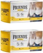 Friends Classic Pant Diapers - 40 Pieces, Xl (Pack Of 2)