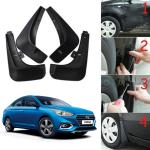 Oshotto Mud Flap (O.E.M Type) Compatible with Hyundai Verna 2007,2008,2009,2010,2011 (T-I) (Set of 4)
