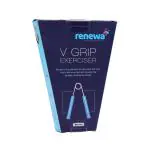 RENEWA Grip Exercise ''V'' TYPE Finger Exercise Equipment/Physiotherapy Exerciser Quality Plastic Hand Grip/Fitness Grip V Type Grip Exerciser for Hand Exercise Physiotherapy Equipment