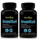 Nutriosys Inositol 650Mg, 90 Veg Capsules (Pack Of 2)