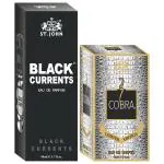 St. John Cobra Limited Edition 60ml & Black Current 50ml Body Perfume Combo Gift Pack Eau de Parfum - 110 ml (For Men & Women)