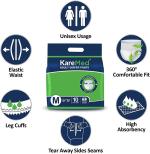 Kare Med Adult Diapers - M, 60 Pcs (Pack Of 6)