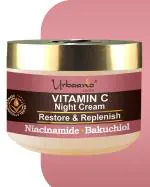 Urbaano Herbal Vitamin C - Over Night Replenish - Reduce Fine Lines & Wrinkles Night Cream