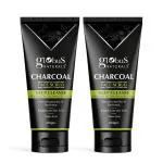 Globus Naturals Charcoal Face Scrub Enriched with Tea Tree Retinol for Blackheads Body Scrub (200 g)