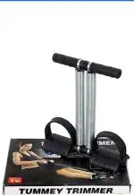 ShopiMoz Stainless-Steel Tummy Trimmer Double Spring Ab Exerciser
