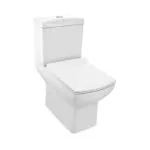 JAQUAR LYRIC Range One Piece Rim Floor Mounted Western Comodes (White) | 380x655x765mm, Exposed Flush Tank, Western Toilet / Water Closet For Bathroom | LYS-WHT-38751P180UFSMZ