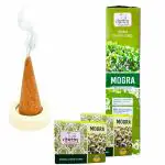 Gaumayam Herbal dhoop Sticks for puja dhoopam 120 Cow Dung dhoop Sticks of Mogra Dhoop - Pack Of 12