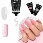 Coslifestore Polygel Tube Pink And Clear Pack of 2 30 ml Each Total 60 ml