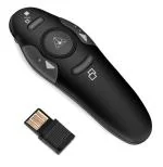 SCENTY Power Point Clicker USB Wireless 2.4ghz Remote Control Presentation for Laptop Slideshow Projector Presentations with Laser Pointer for Windows & MAC - Battery Type: 1 x AAA Battery Included