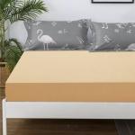 DREAM CARE Luxury Being Terry Cloth Fitted Mattress Protector Single Bed | Waterproof Ultra Soft Mattress Cover | Hypoallergenic Bed Cover 36X84 inch (BEIGE)