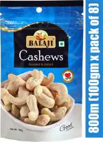 Lali Balaji Cashew Roasted & Salted 800m (100gm x pack of 8)