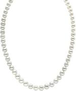 Feel Touch Mart Original Certified Pearl Mala Natural & Top Clarity Brilliant Round Shape Moti Mala