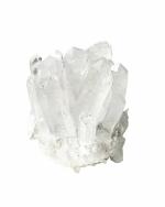 Shubhanjali store Natural Stone Quartz Crystal Point Cluster (10 x 10 cm)
