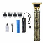U SMART Professional Hair Trimmers, T Liners Clippers for Men , T Trimmer for Men, Vintage t9 Cordless Zero gapped ,Barber Detailer Trimmer, 0mm Outline Trimmer, Hair edgers Clippers (Gold)