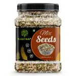 DRIED HUB Mix Seeds for Eating Super Mix Seeds of Sunflower, Pumpkin, Flax, Watermelon, Chia Seeds, Sesame Seed Jar Pack 400 gram